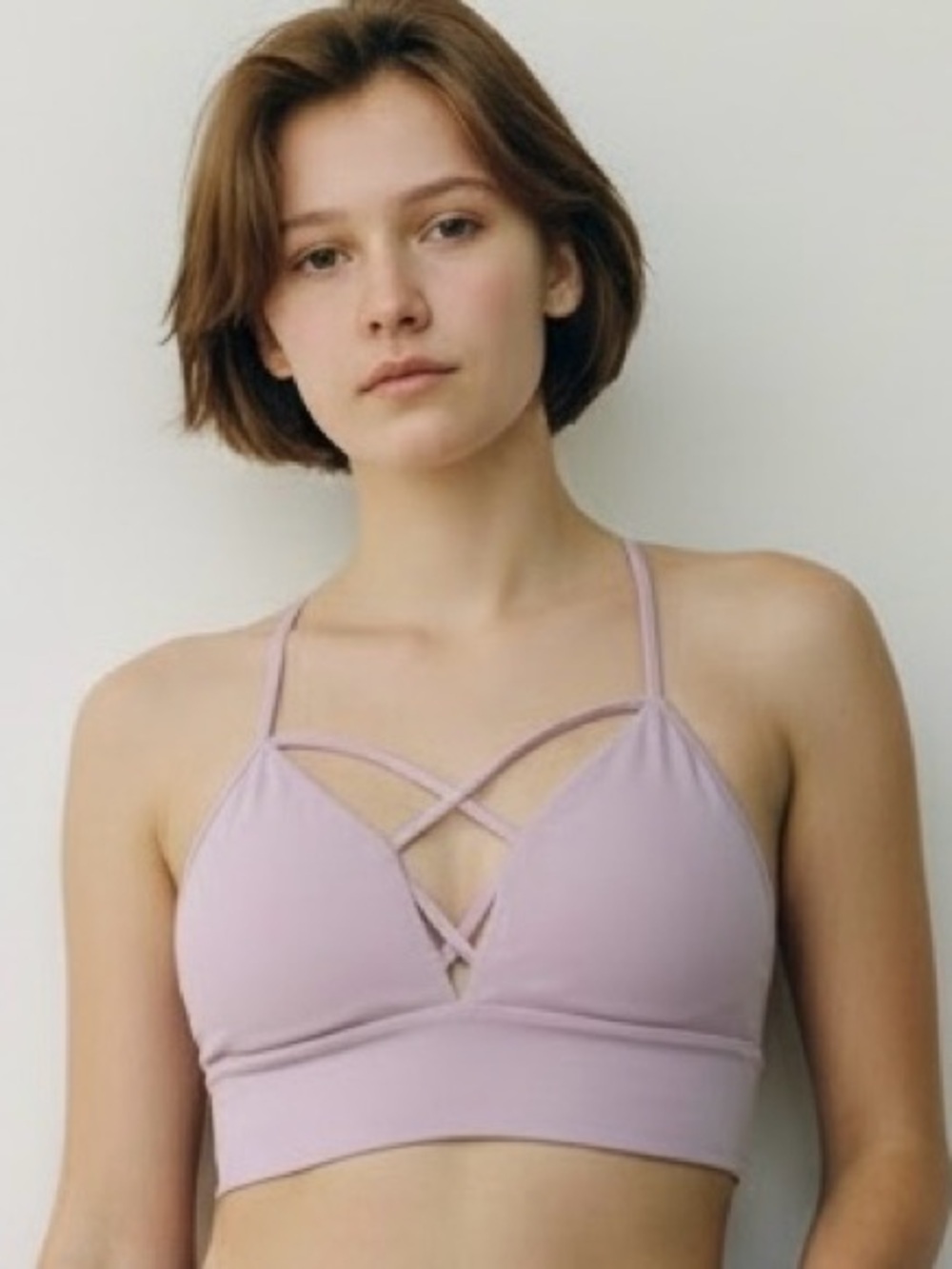 Lululemon Expand Your Limits Strappy Bra Antoinette Purple Lavendar Sz 6